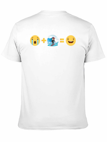 Emoji Equation T-Shirt:  Surfs Up Fun