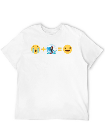 Emoji Equation T-Shirt:  Surfs Up Fun