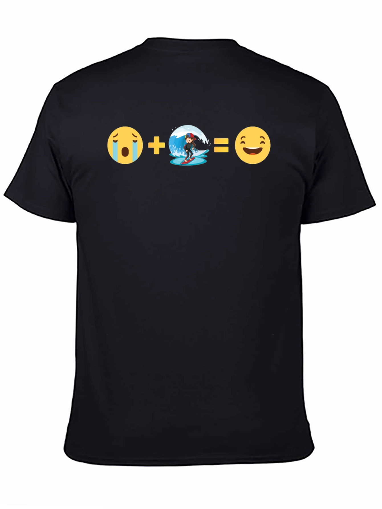 Emoji Equation T-Shirt:  Surfs Up Fun