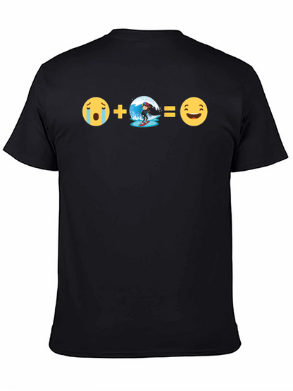 Emoji Equation T-Shirt:  Surfs Up Fun