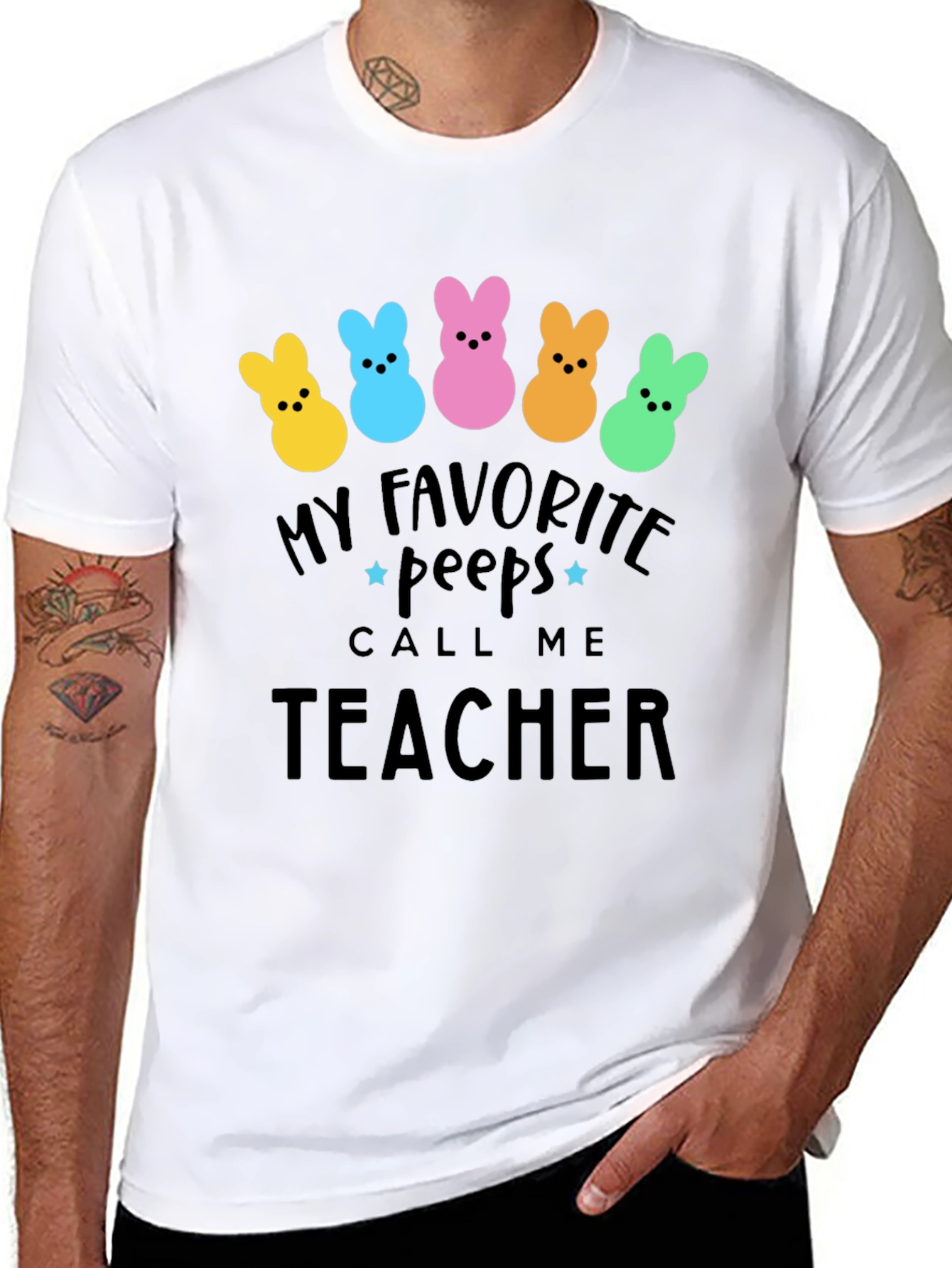 My Favorite Peeps Teacher T-Shirt