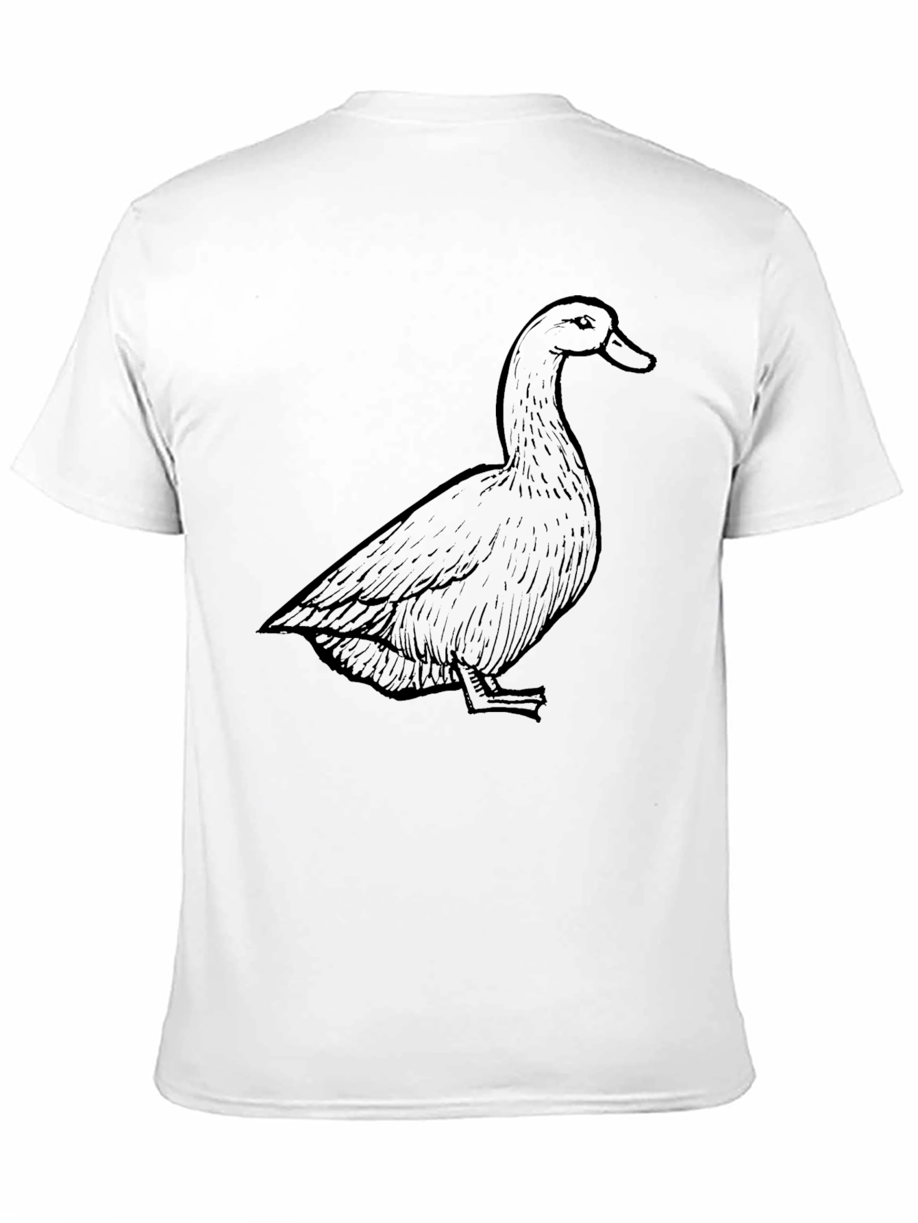 Duck Graphic Tee - Casual Black T-Shirt