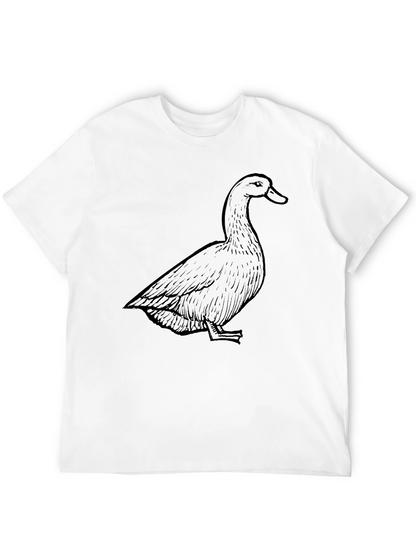 Duck Graphic Tee - Casual Black T-Shirt