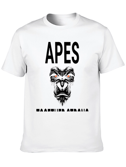 Apes Together Strong Graphic Tee - Black Crew Neck