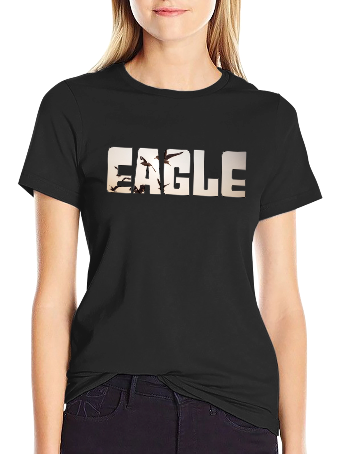 Eagle Graphic Tee - Black T-Shirt