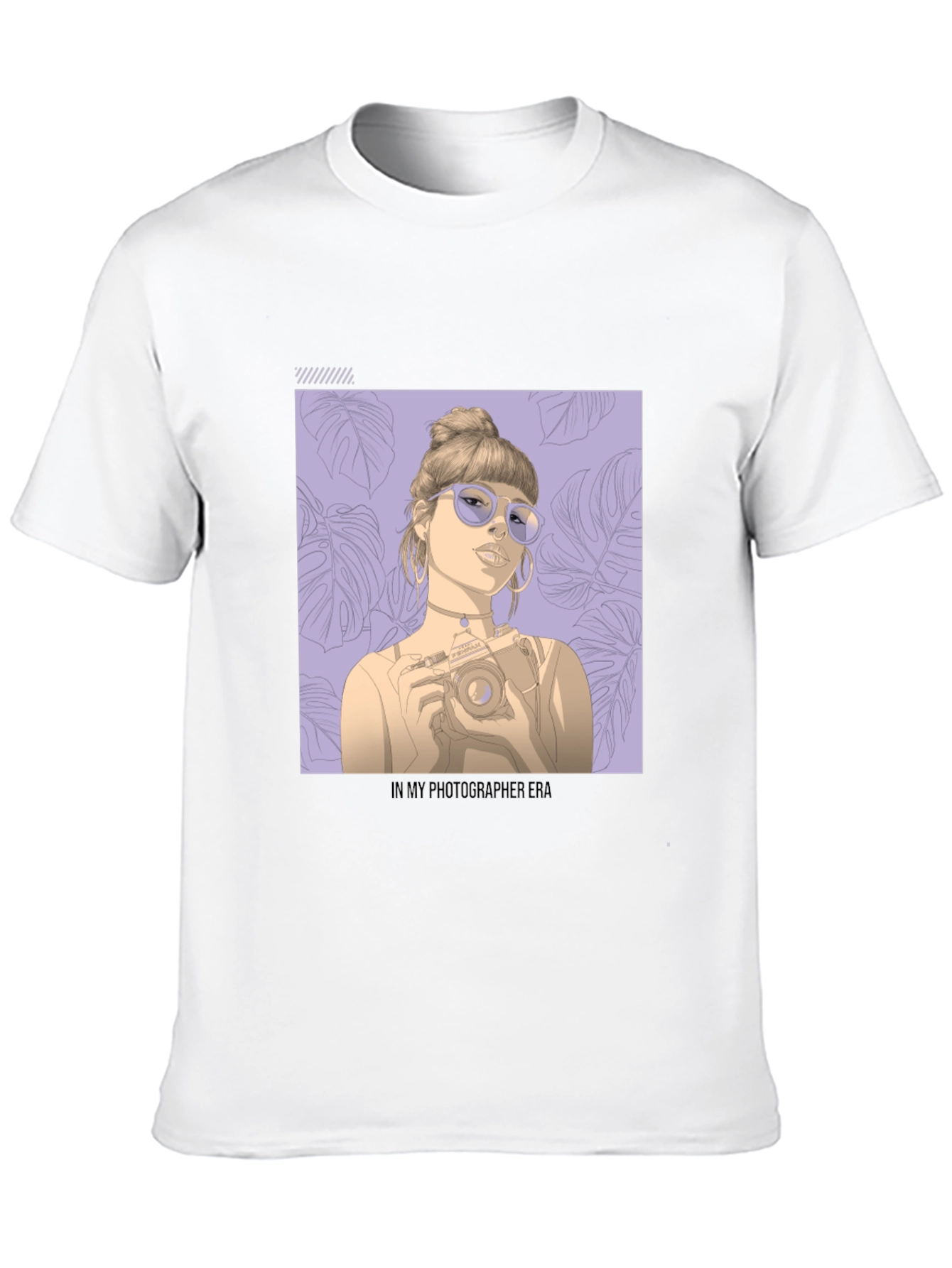 Photographer Era Graphic Tee - Stylish Unisex Black T-Shirt