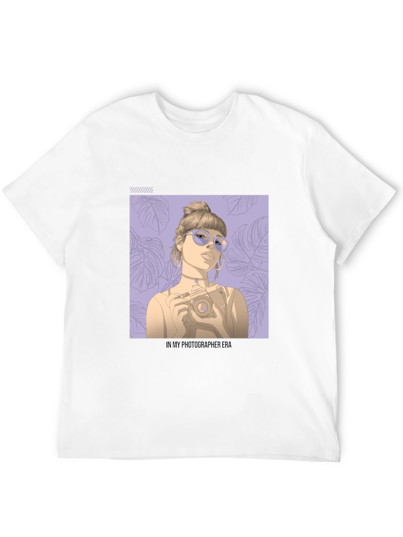 Photographer Era Graphic Tee - Stylish Unisex Black T-Shirt