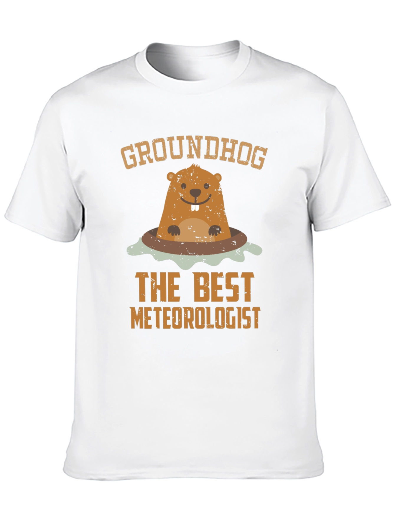 Groundhog Day T-Shirt - Best Meteorologist Funny Tee