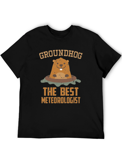 Groundhog Day T-Shirt - Best Meteorologist Funny Tee