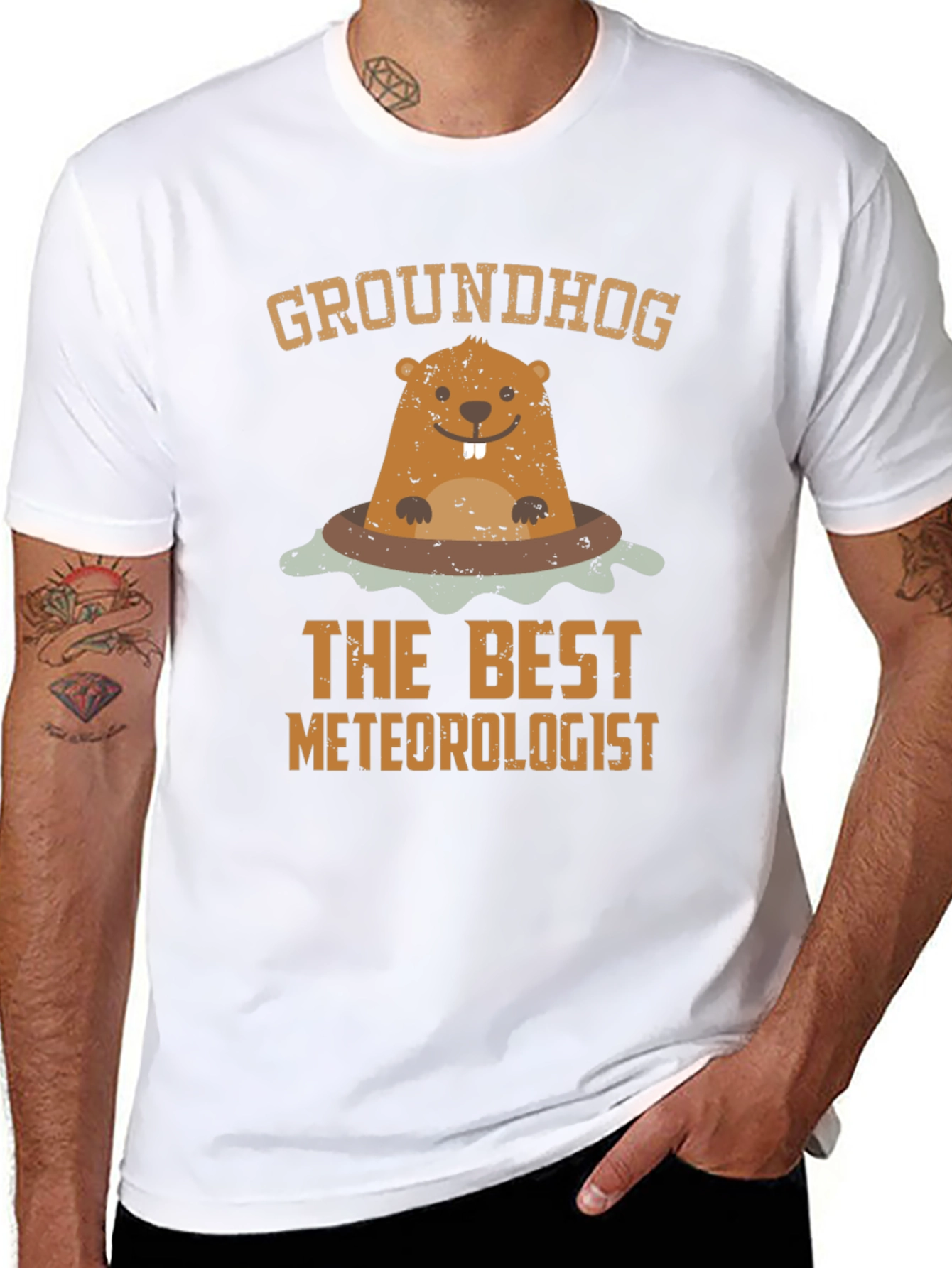 Groundhog Day T-Shirt - Best Meteorologist Funny Tee