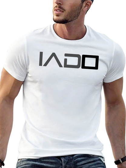 Black IADOO Graphic Tee - Mens Fashion
