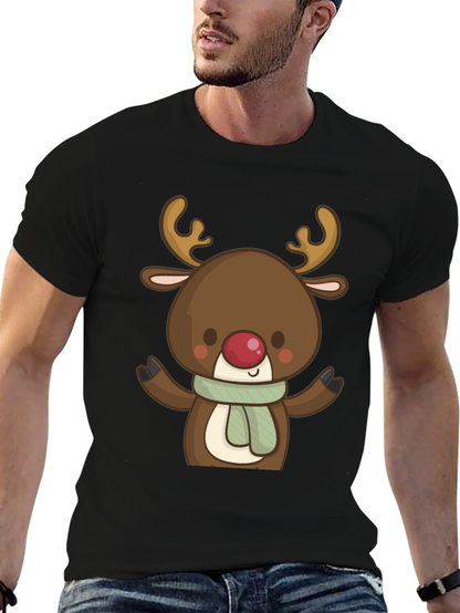 Reindeer Graphic Tee - Holiday Fun!