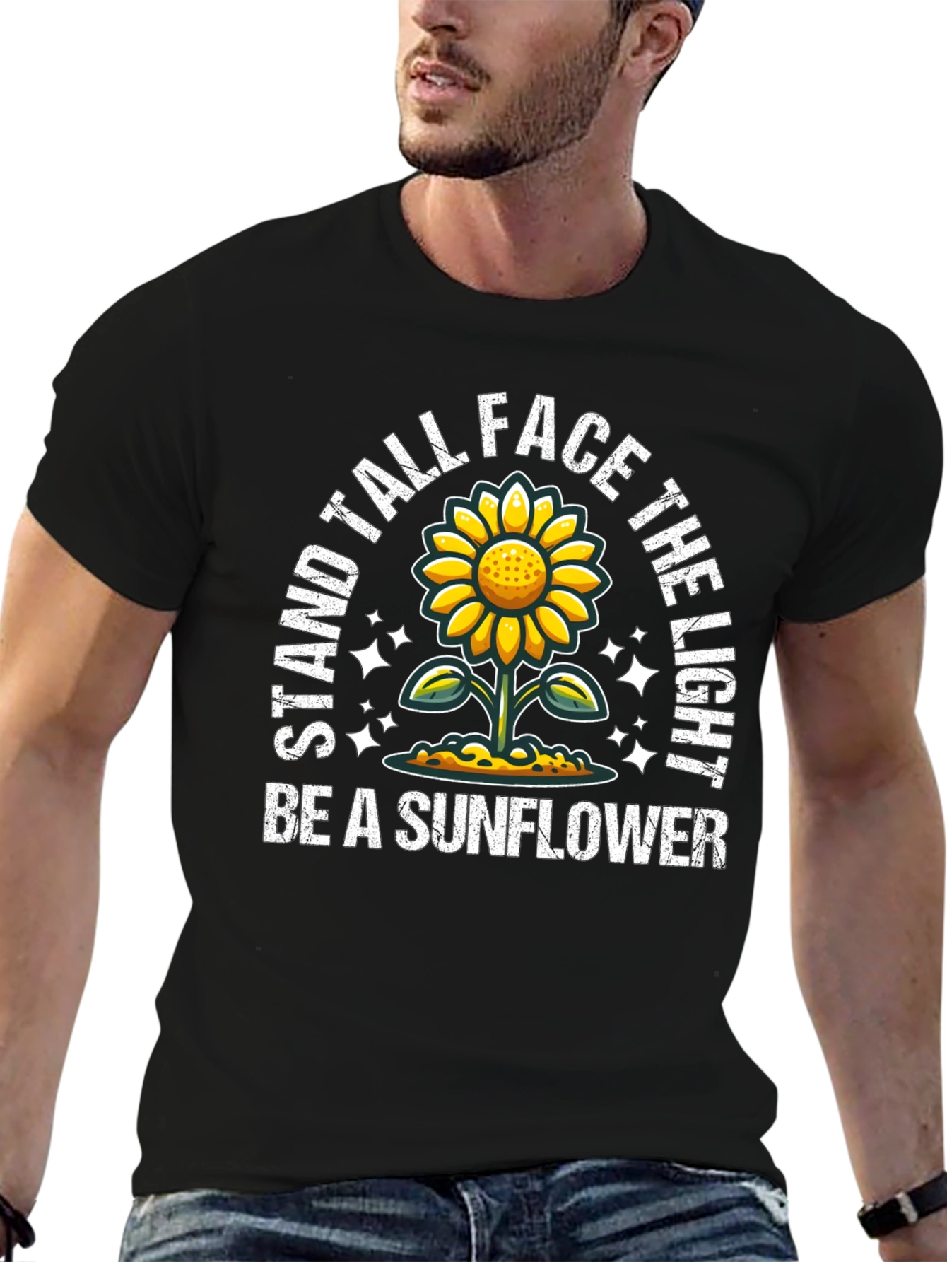 Stand Tall Sunflower Graphic Tee