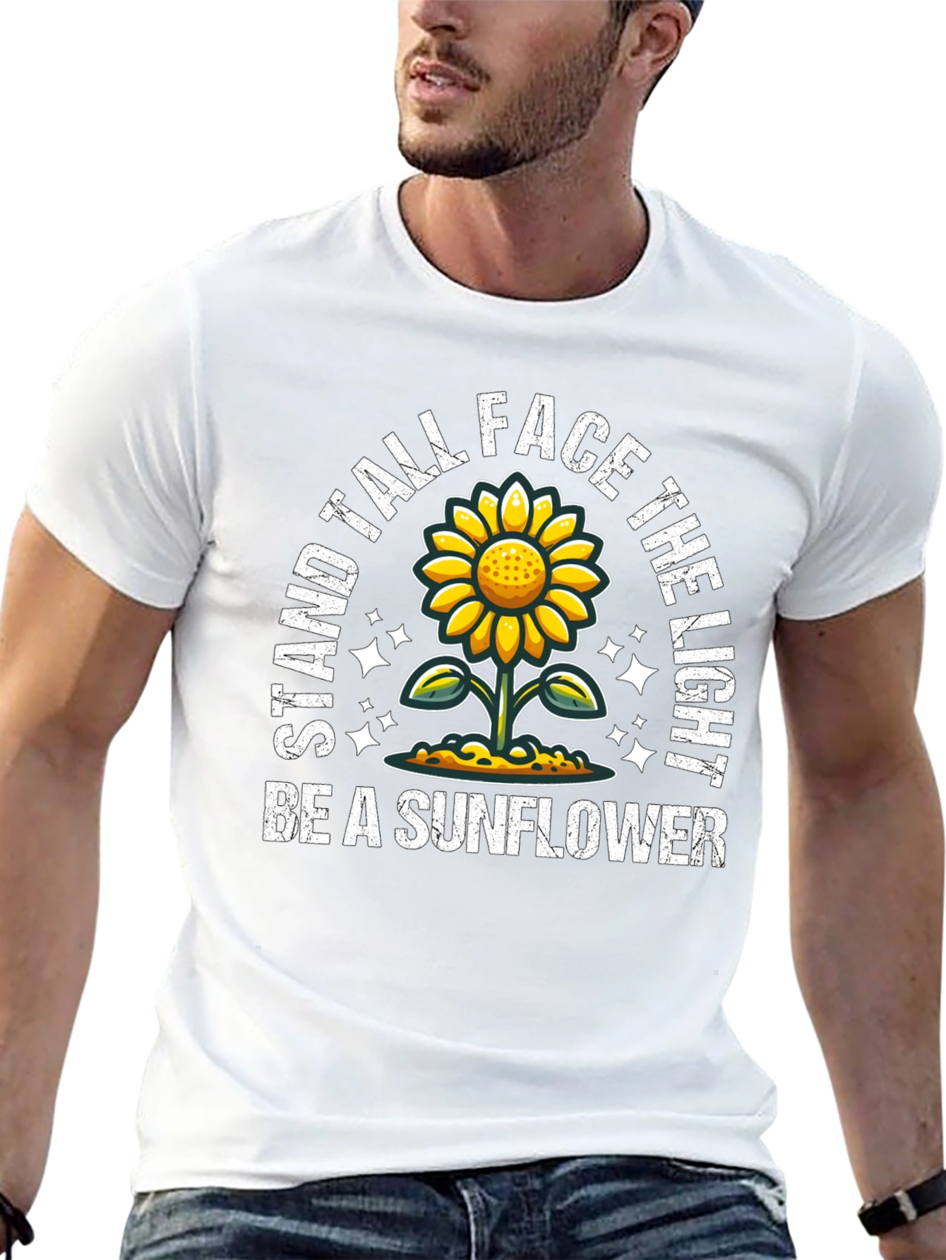 Stand Tall Sunflower Graphic Tee
