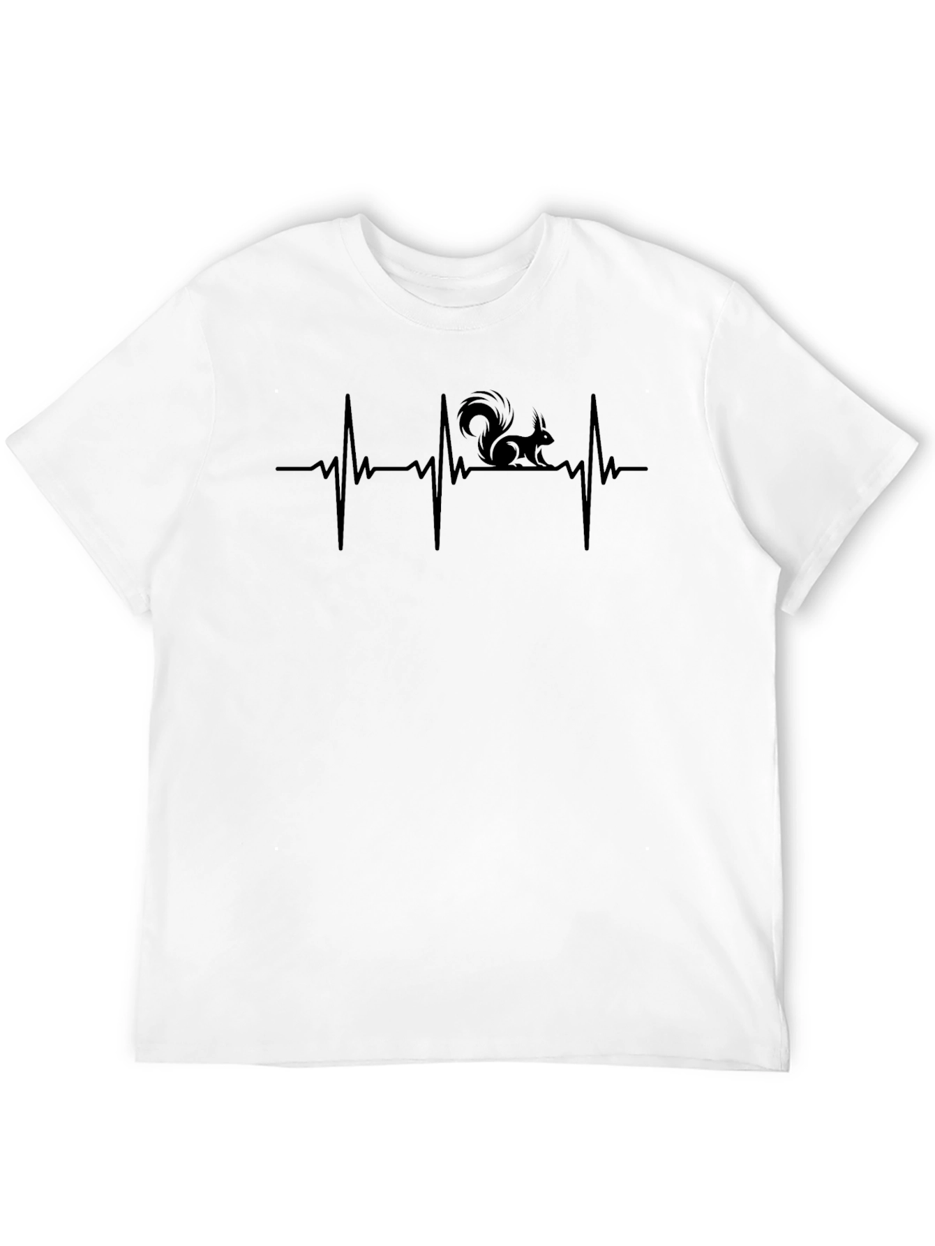 Squirrel Heartbeat T-Shirt - Animal Lover Tee