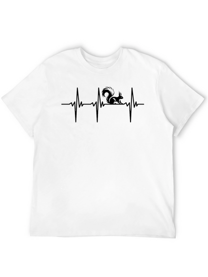 Squirrel Heartbeat T-Shirt - Animal Lover Tee