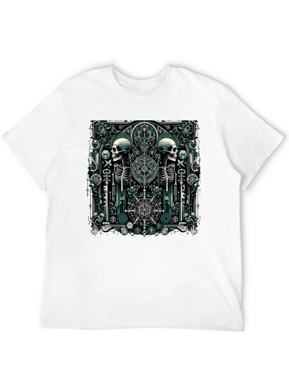 Gothic Skeleton T-Shirt - Occult Design
