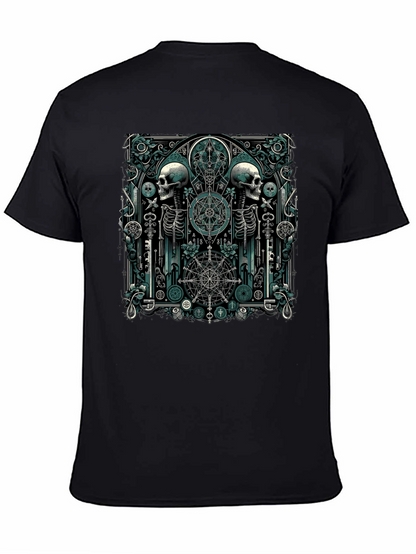 Gothic Skeleton T-Shirt - Occult Design