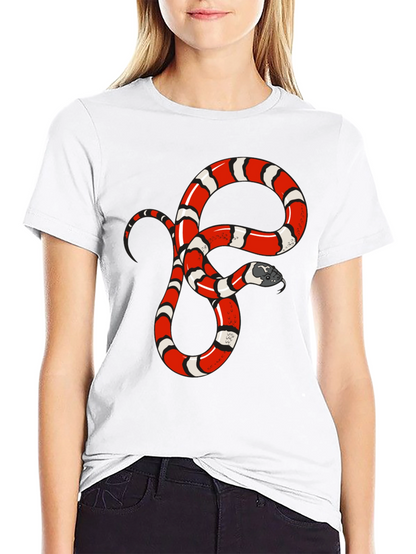 Snake Graphic Tee - Bold Reptile Design
