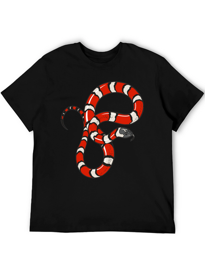 Snake Graphic Tee - Bold Reptile Design