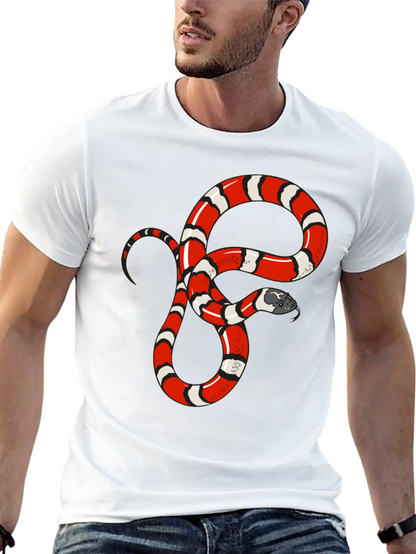 Snake Graphic Tee - Bold Reptile Design