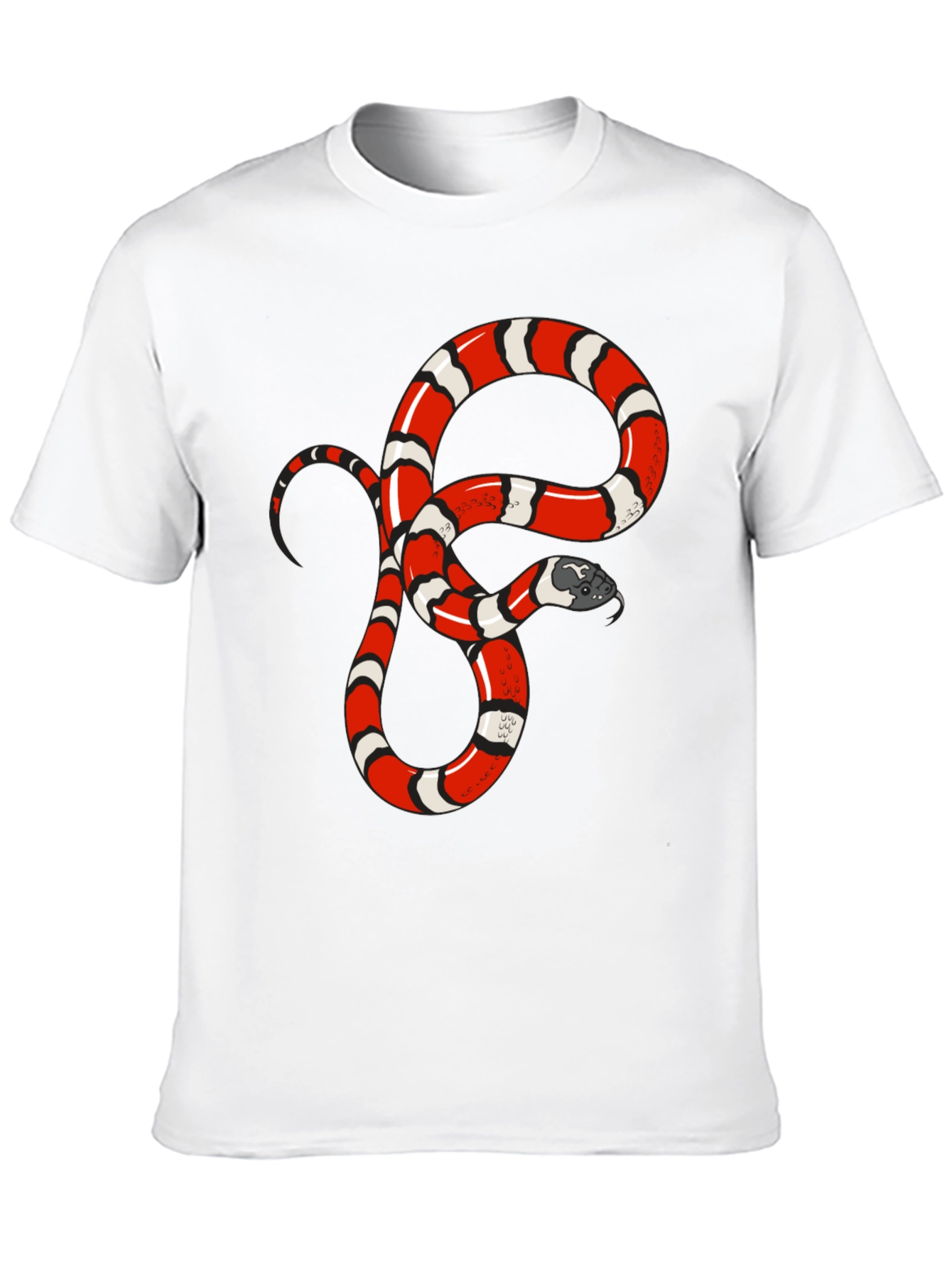 Snake Graphic Tee - Bold Reptile Design