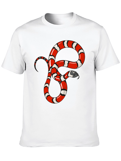 Snake Graphic Tee - Bold Reptile Design