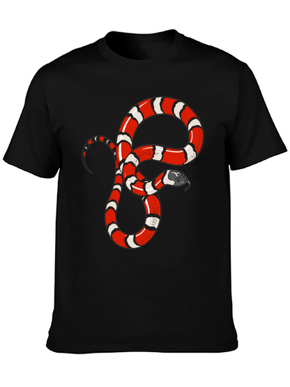 Snake Graphic Tee - Bold Reptile Design