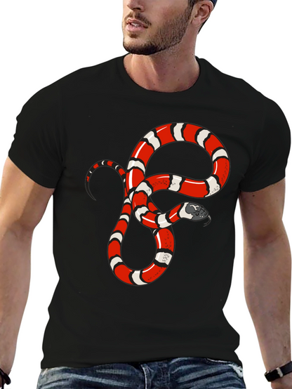Snake Graphic Tee - Bold Reptile Design