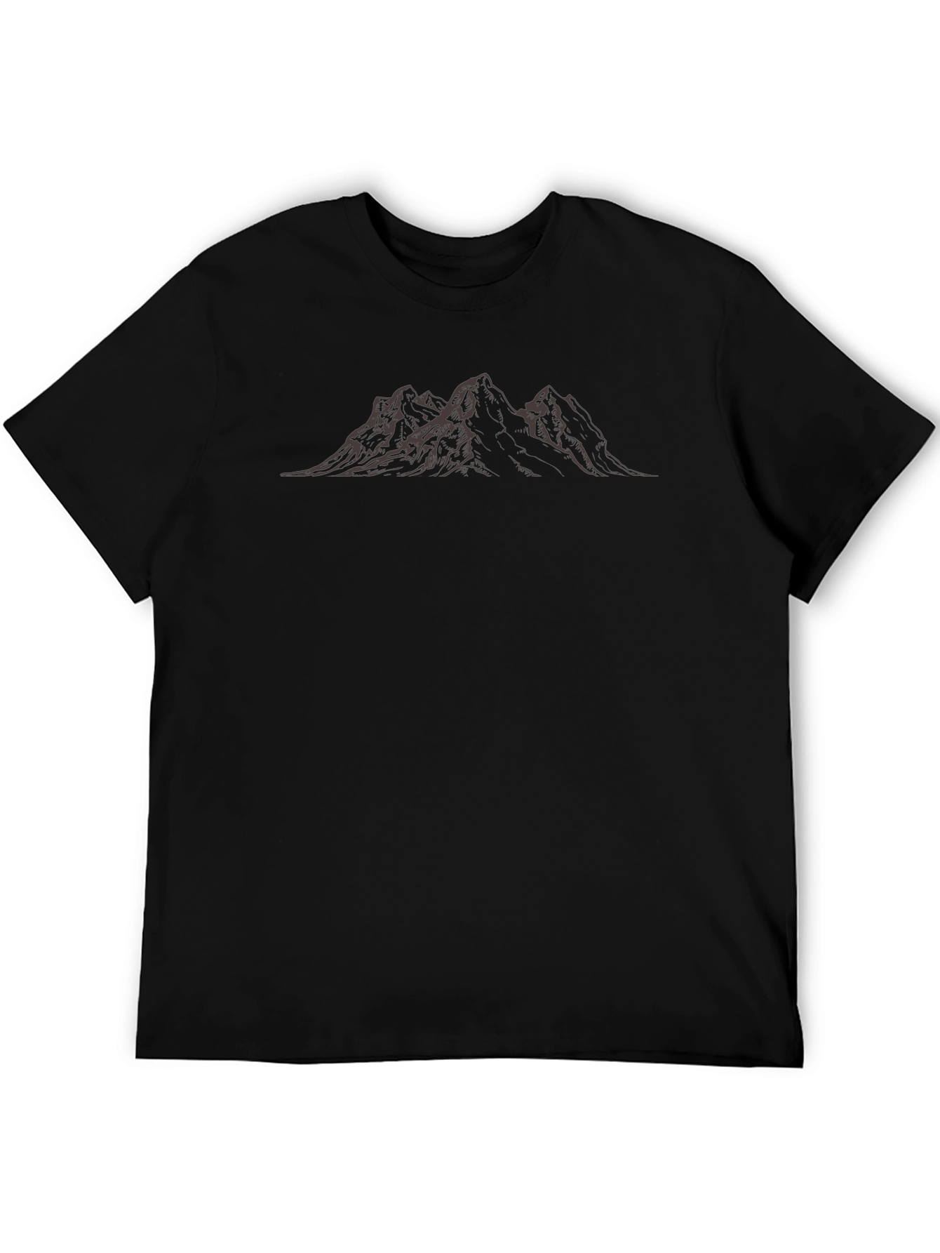 Mountain Graphic Black T-Shirt