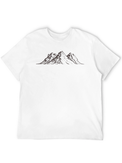 Mountain Graphic Black T-Shirt