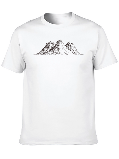 Mountain Graphic Black T-Shirt