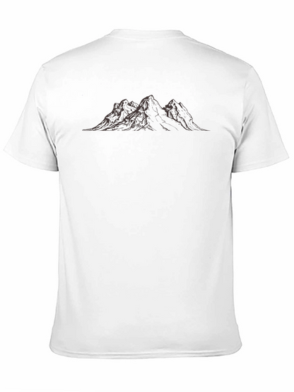 Mountain Graphic Black T-Shirt