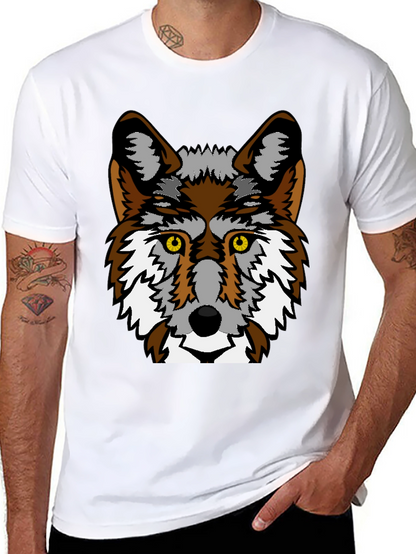 Cool Wolf Graphic Black T-Shirt