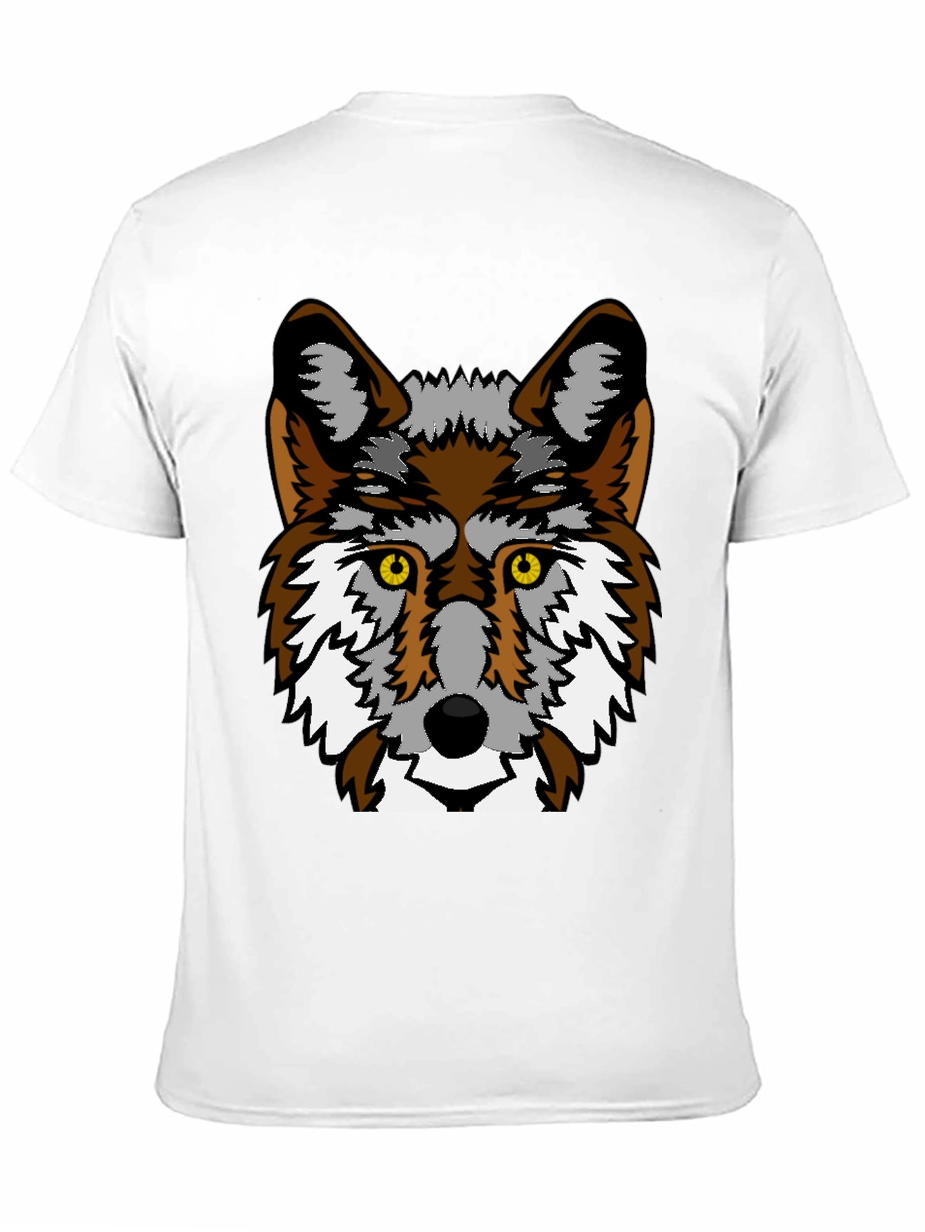 Cool Wolf Graphic Black T-Shirt