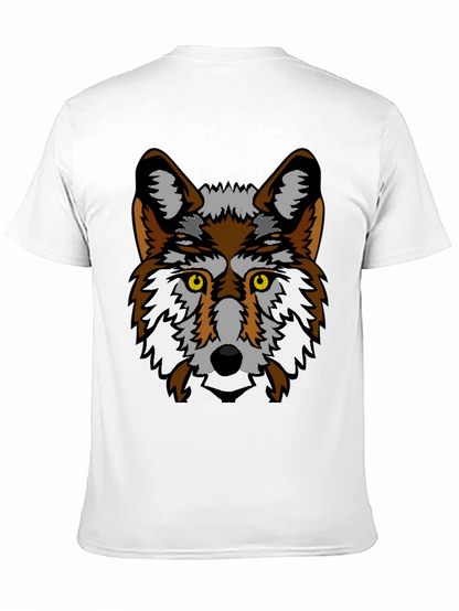 Cool Wolf Graphic Black T-Shirt