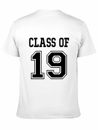 Class Of 19 Black Crew Neck T-Shirt