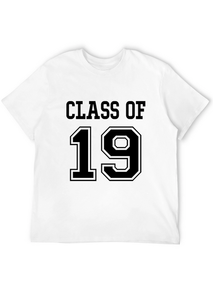 Class Of 19 Black Crew Neck T-Shirt