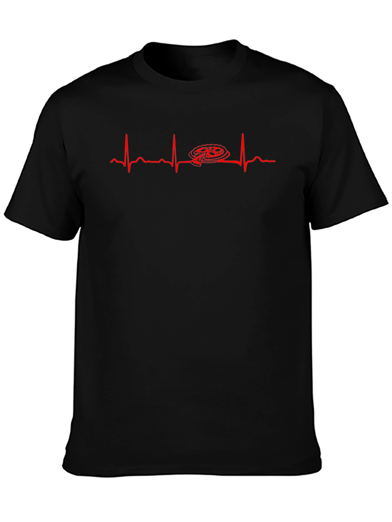 Pizza Heartbeat T-Shirt - Foodie Tee