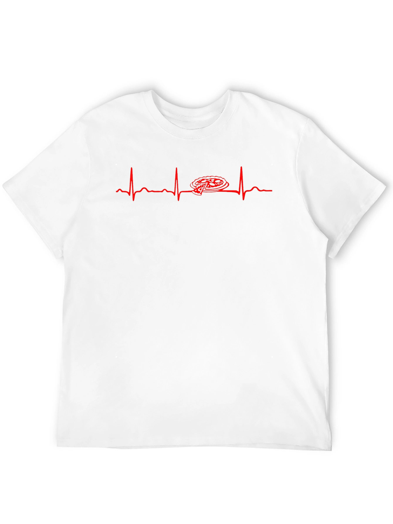 Pizza Heartbeat T-Shirt - Foodie Tee