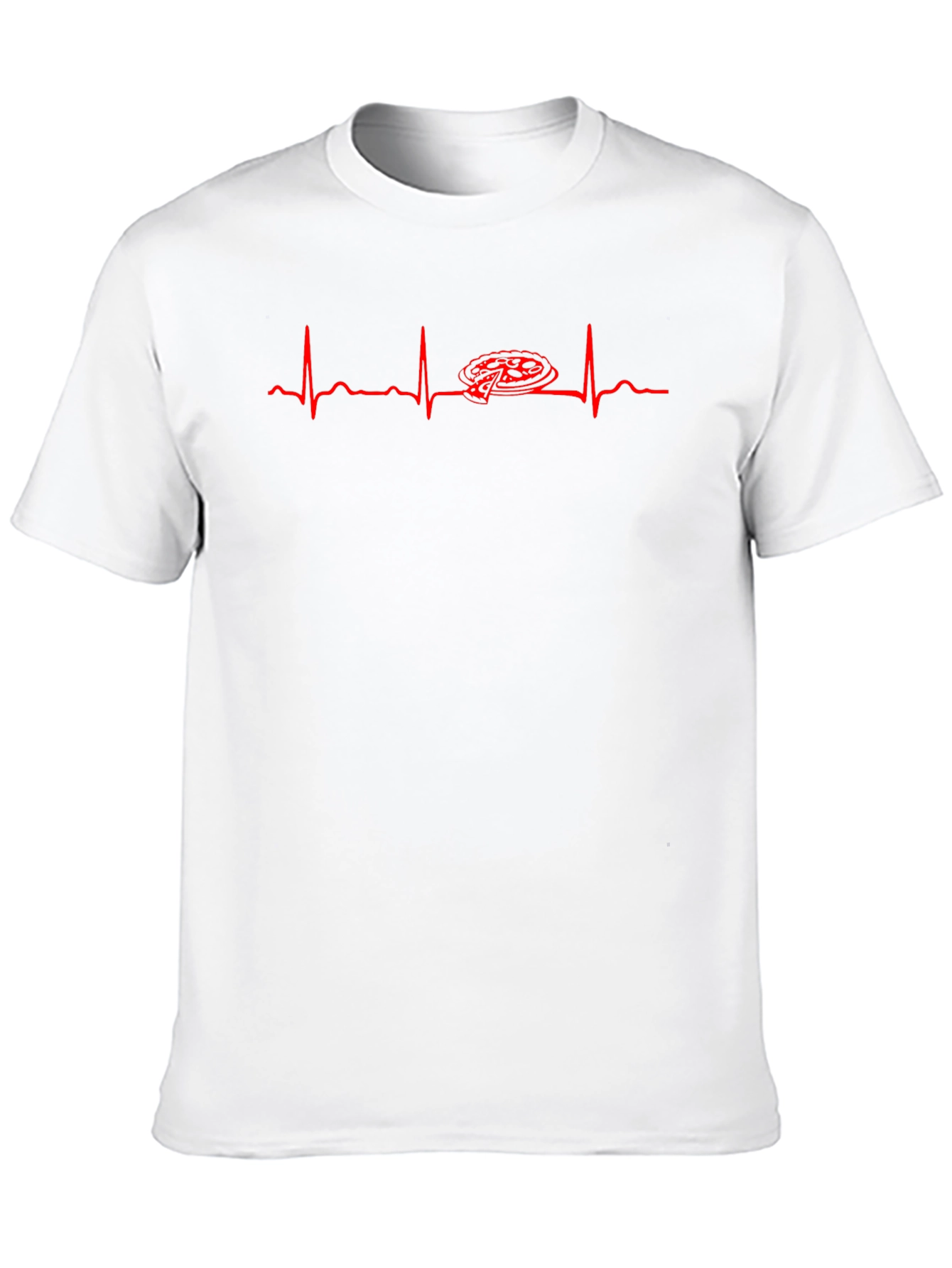 Pizza Heartbeat T-Shirt - Foodie Tee