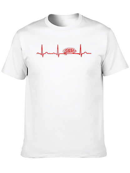 Pizza Heartbeat T-Shirt - Foodie Tee