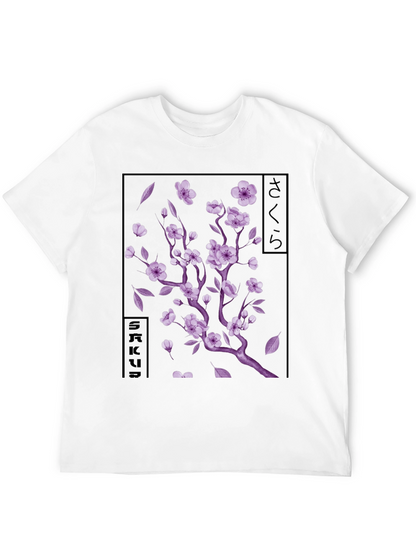 Sakura Blossom Graphic T-Shirt - Japanese Cherry Tree
