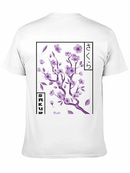 Sakura Blossom Graphic T-Shirt - Japanese Cherry Tree
