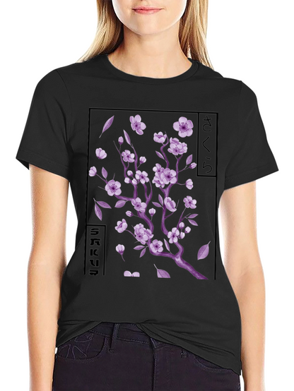 Sakura Blossom Graphic T-Shirt - Japanese Cherry Tree