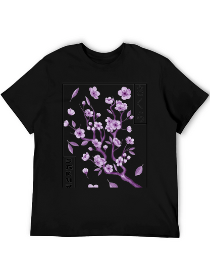 Sakura Blossom Graphic T-Shirt - Japanese Cherry Tree
