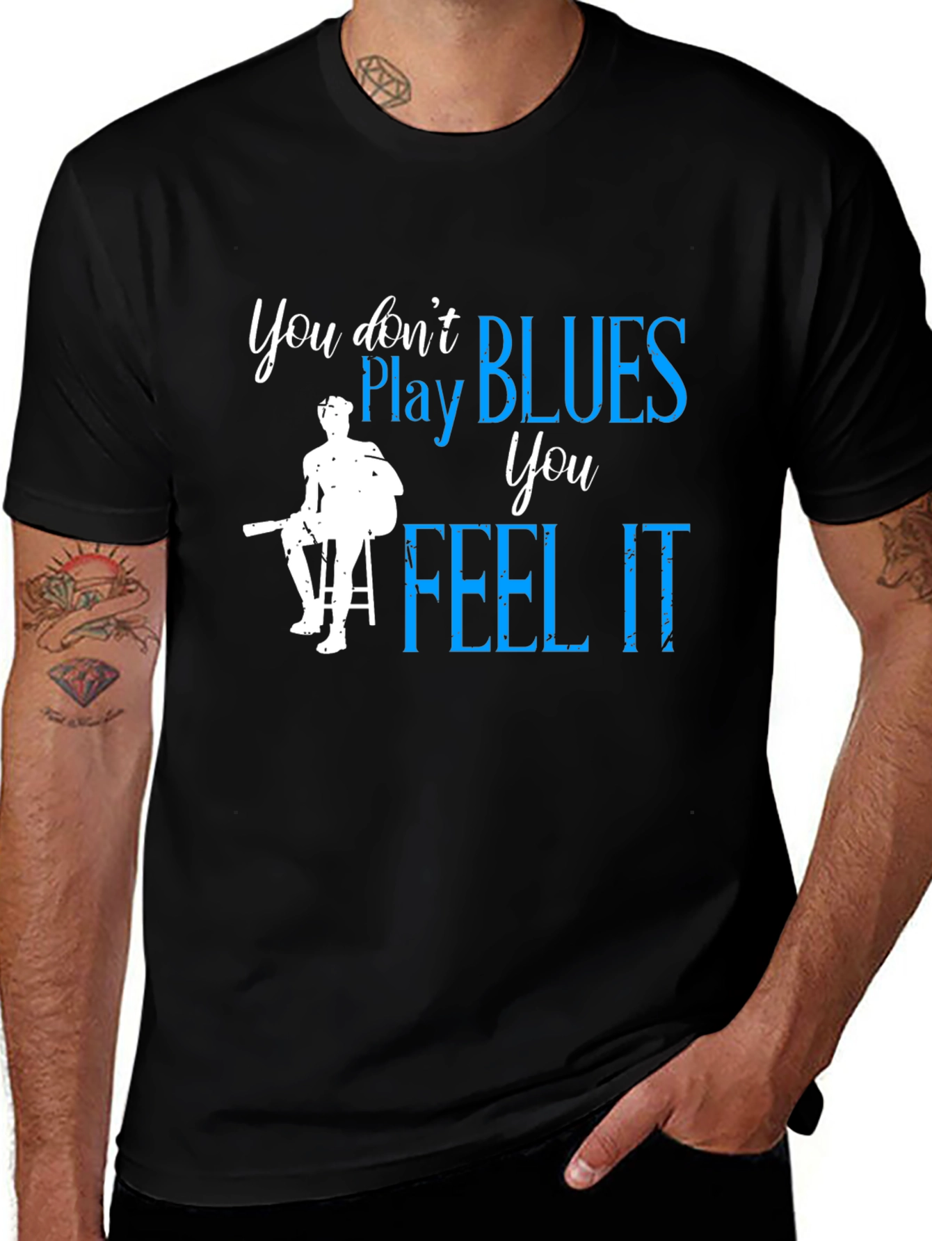 Blues Music Graphic T-Shirt