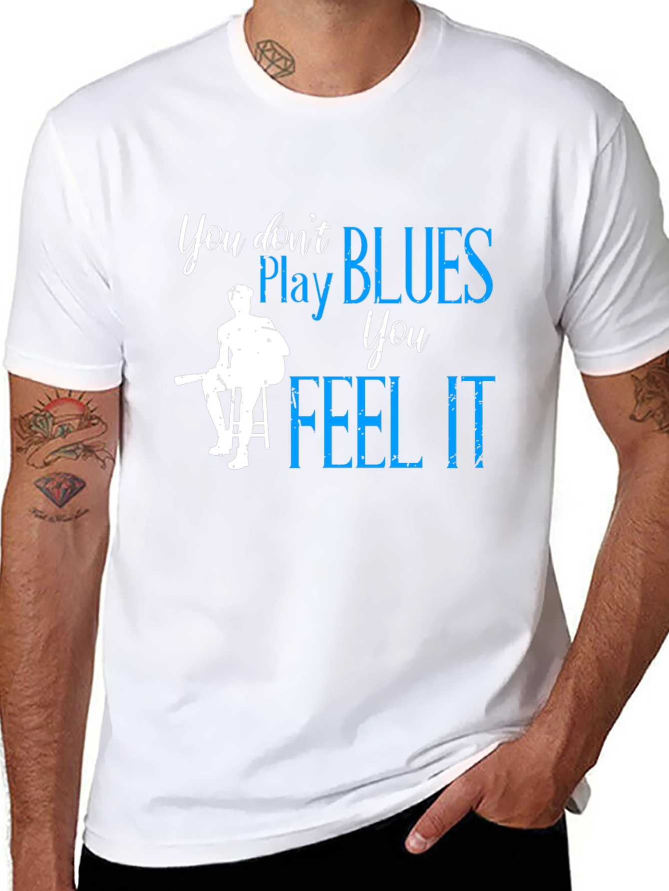 Blues Music Graphic T-Shirt