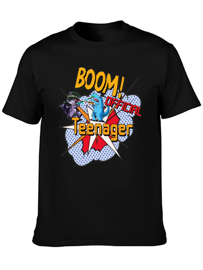 Official Teenager Comic Graphic T-Shirt