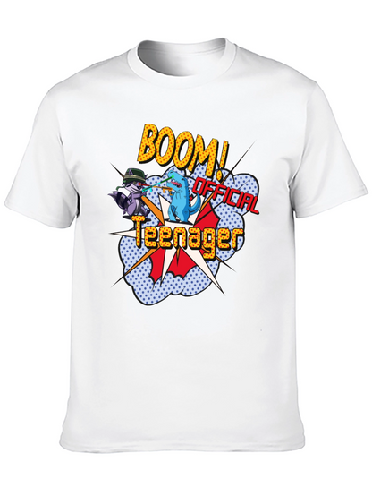 Official Teenager Comic Graphic T-Shirt